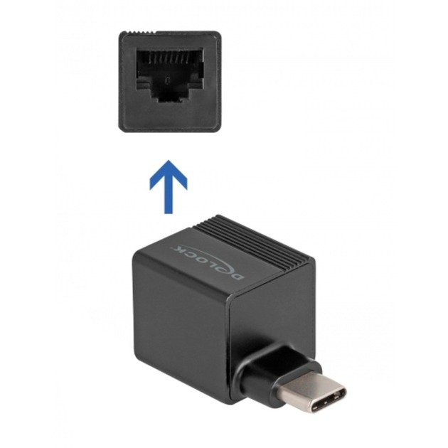DeLOCK USB 3.2 Gen 1 Adapter mini Negro