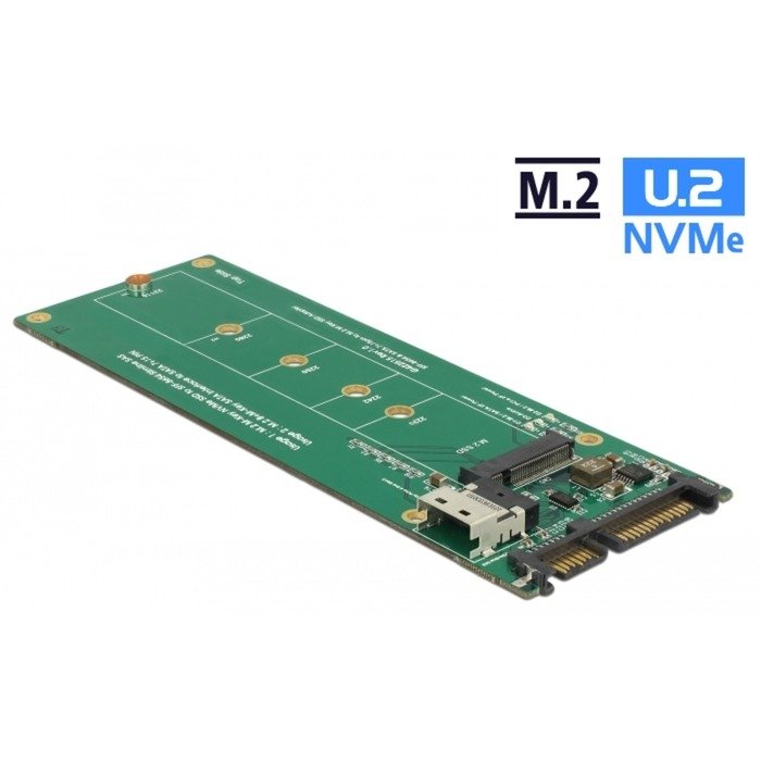 DeLOCK U.2 SFF-8654 oder SATA Konverter > 1x M.2