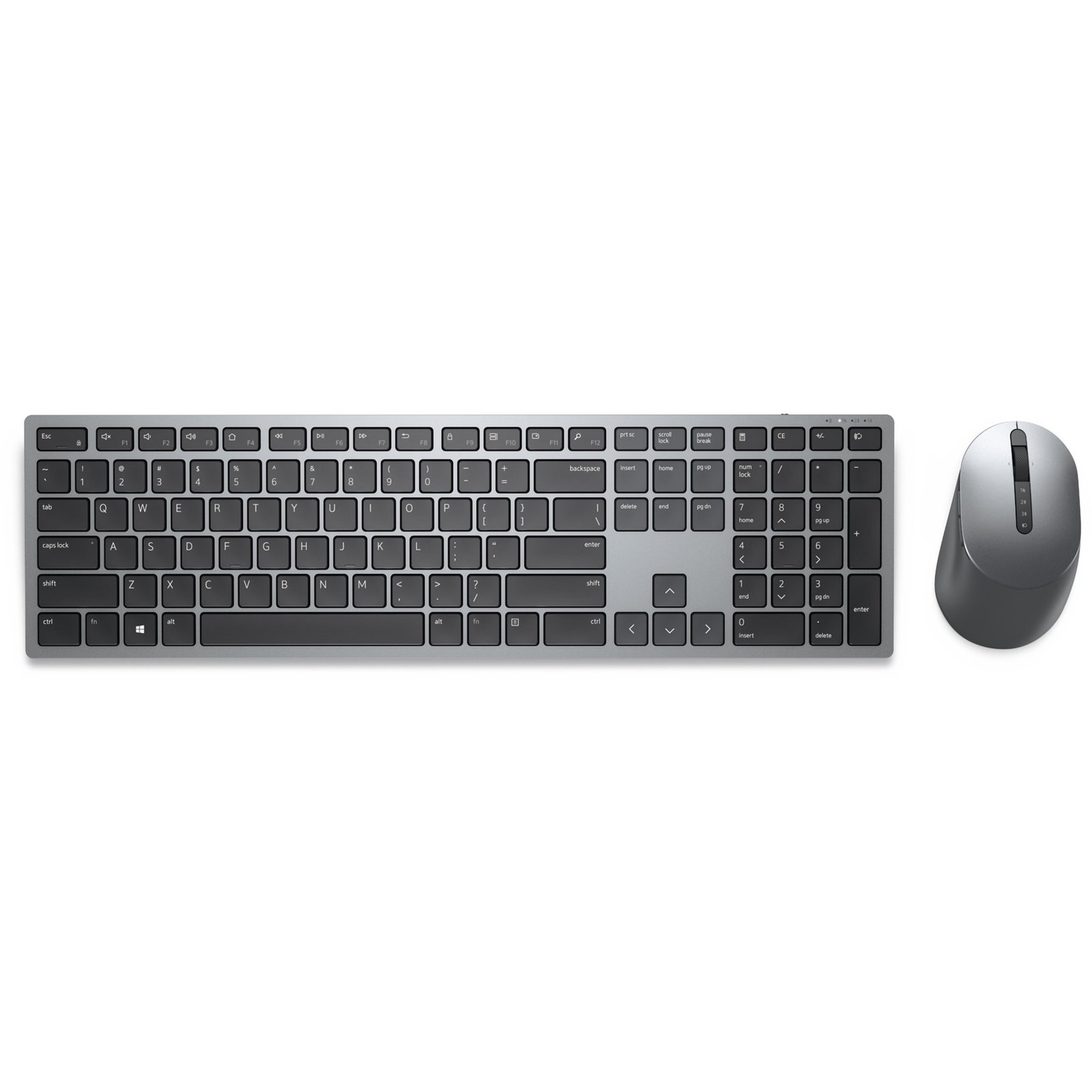 Dell Premier-Mehrgeräte-Wireless-Tastatur und -Maus (KM7321W) Titanio - Imagen 2
