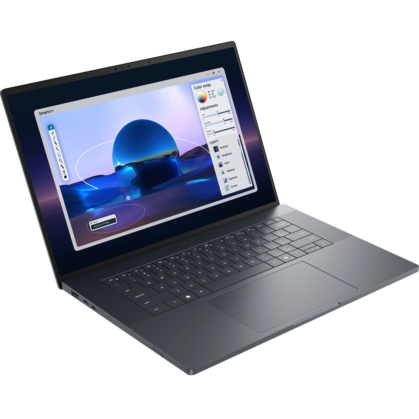 Dell Pro Max Premium 16 (6P2GT) Gris, 1 TB 32 GB