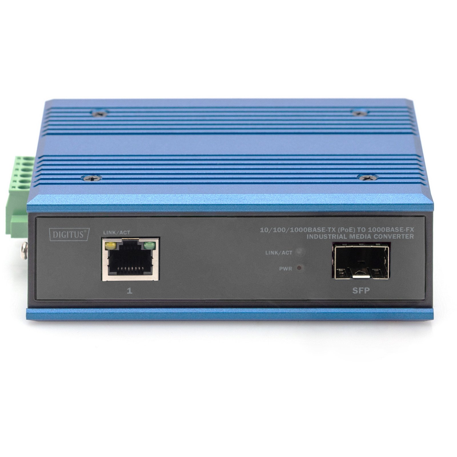 Digitus 10/100/1000Base-TX PoE zu 1000Base-FX Medienkonverter - Imagen 2