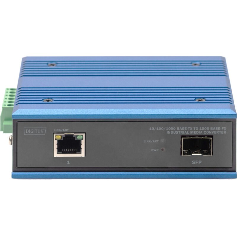 Digitus 10/100/1000 Base-TX auf 1000 Base-FX Industrie-Medienkonverter