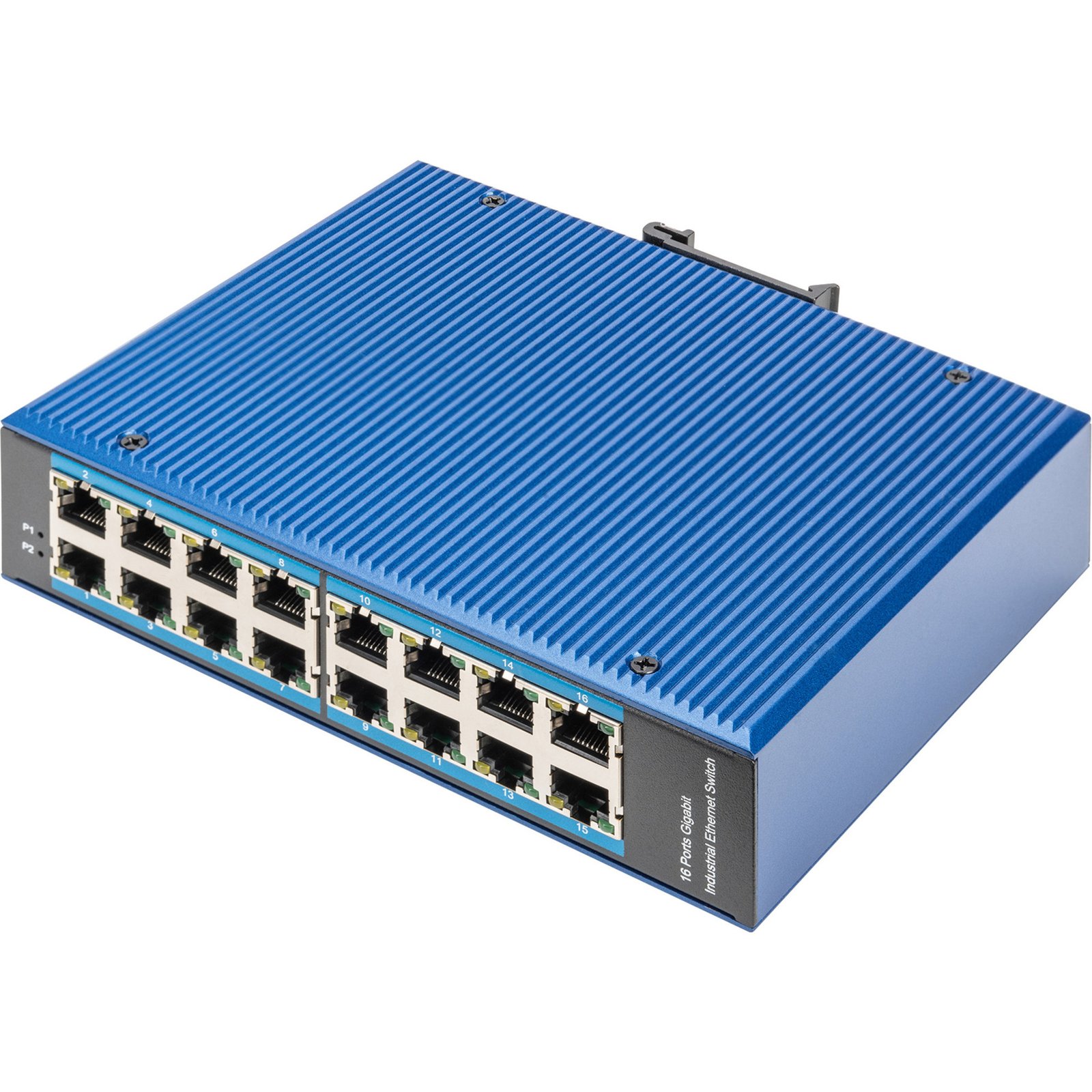 Digitus 16 Port Gigabit Ethernet Netzwerk Azul