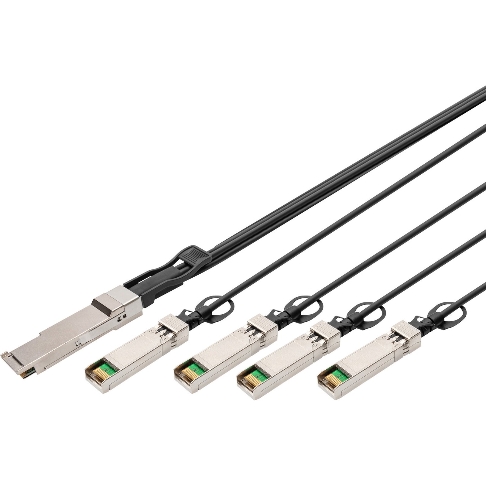 Digitus 40G QSFP+ zu 4XSFP+ Direct Attach Kabel 5m