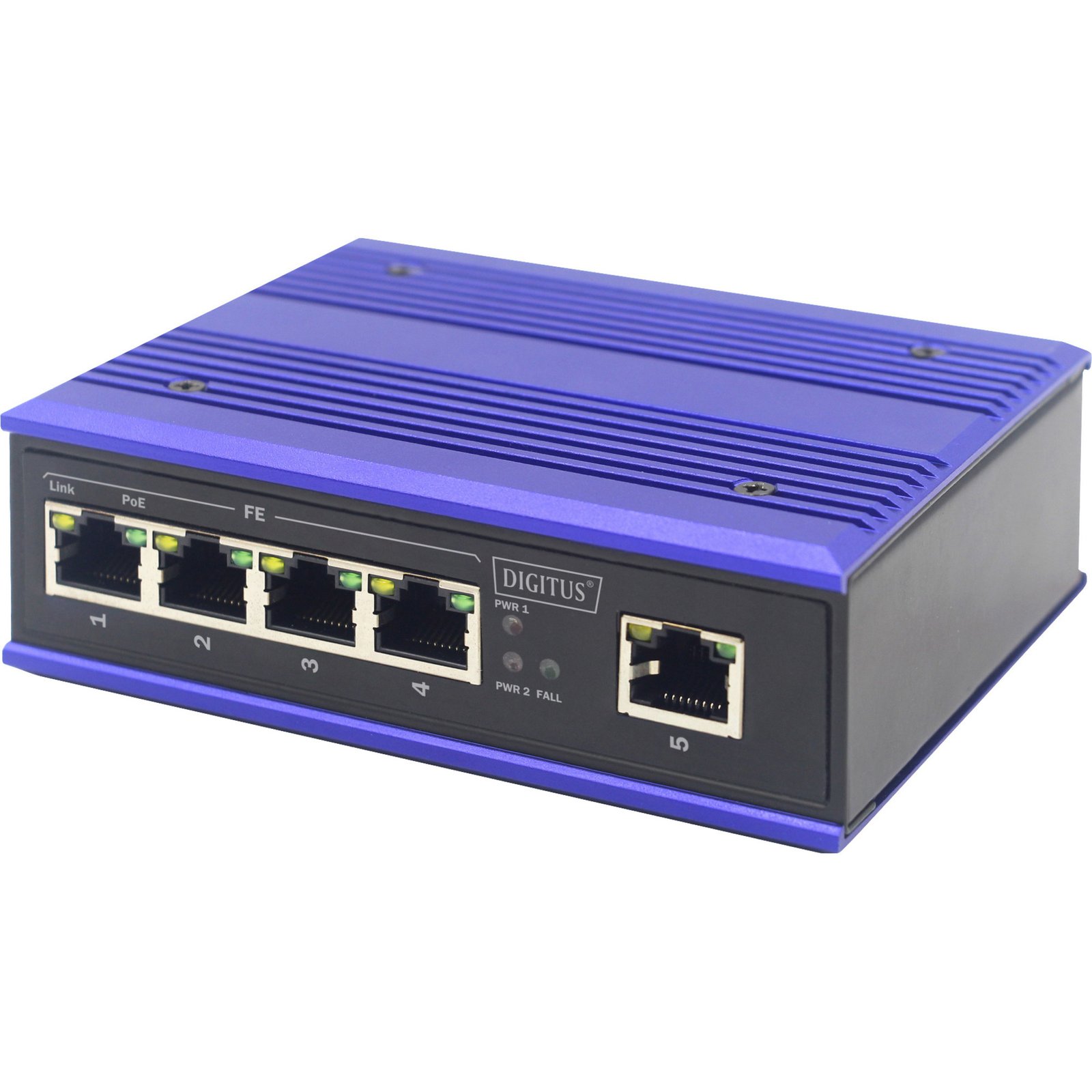 Digitus 4 Port Fast Ethernet PoE ndustrial Unmanaged