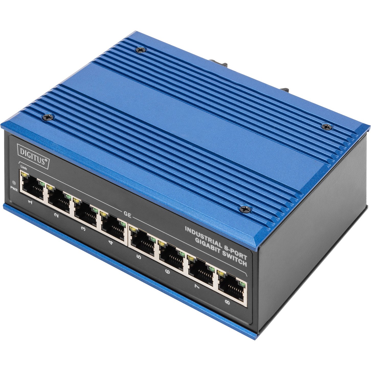 Digitus 8 Port Gigabit Ethernet Azul