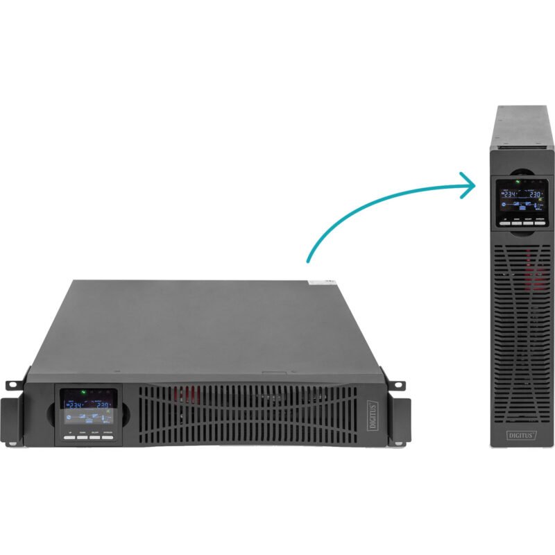 Digitus DN-170107 OnLine 10 kVA/10 kW Negro