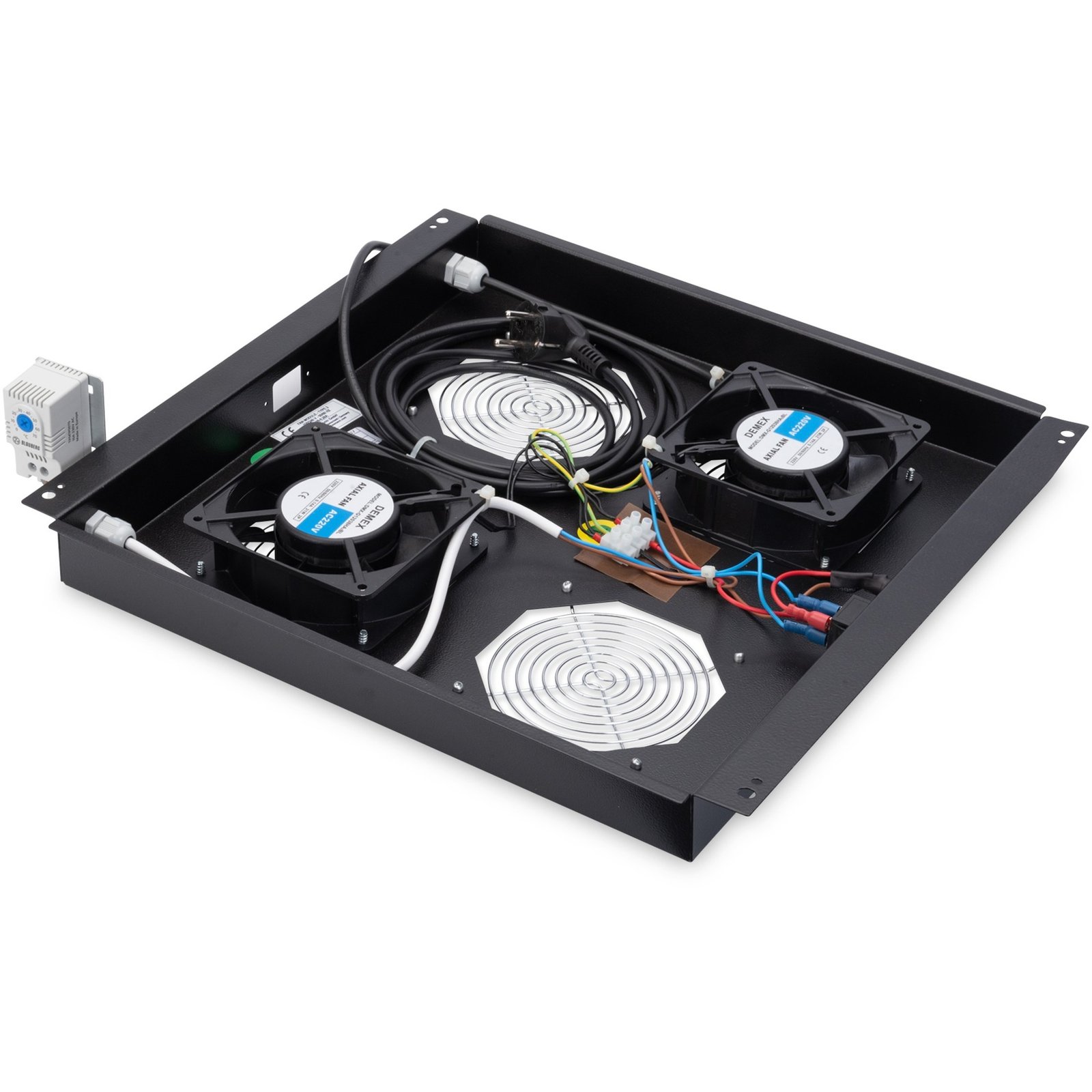 Digitus Dachlüftereinheit für Unique Netzwerkschränke & Dynamic Basic Netzwerk- und Serverschränke Negro - Imagen 2