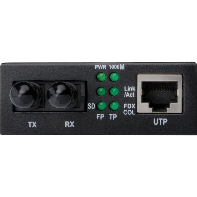 Digitus Gigabit Medienkonverter RJ-45 auf ST-Duplex Negro - Imagen 2