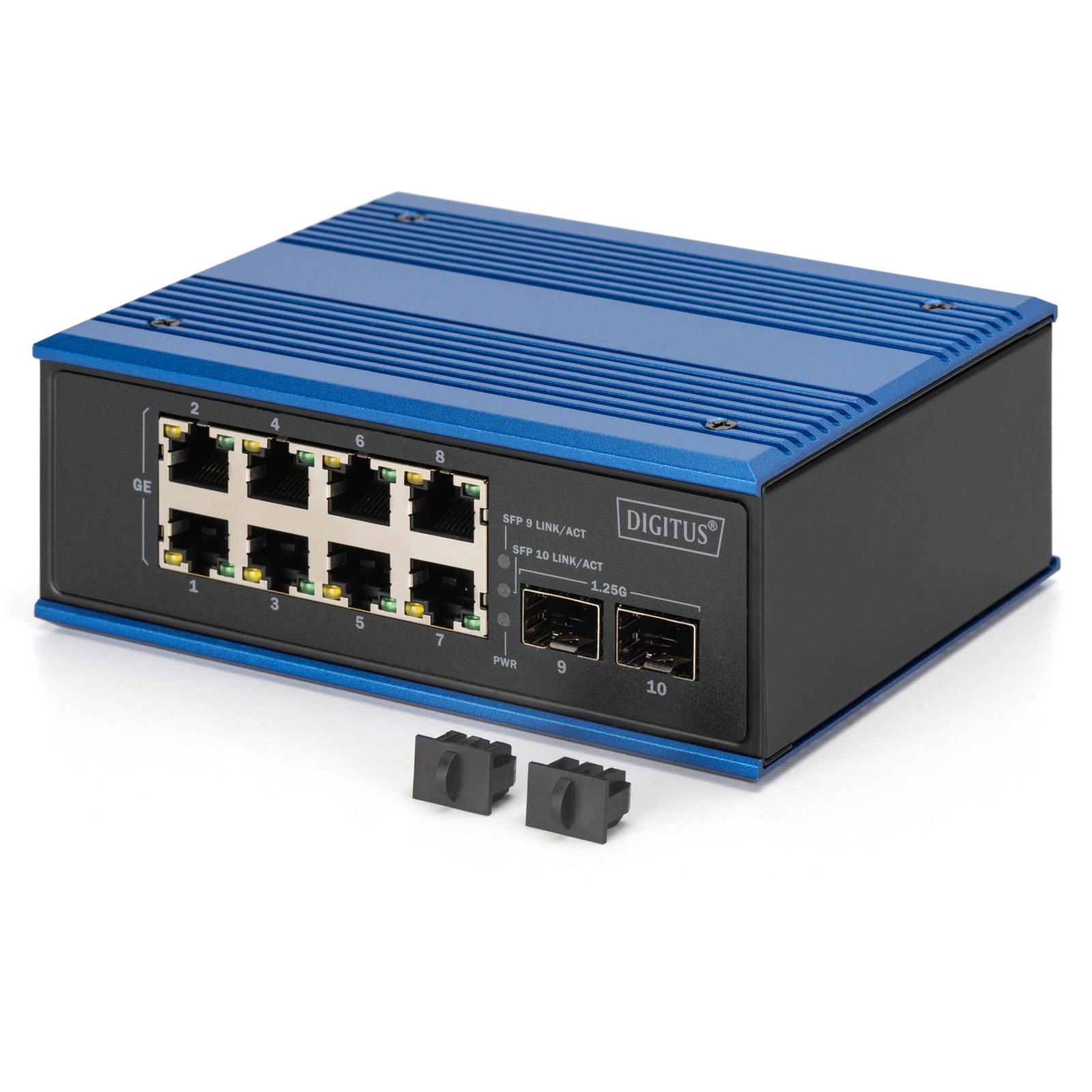 Digitus Industrial 8+2-Port Gigabit Ethernet PoE - Imagen 3