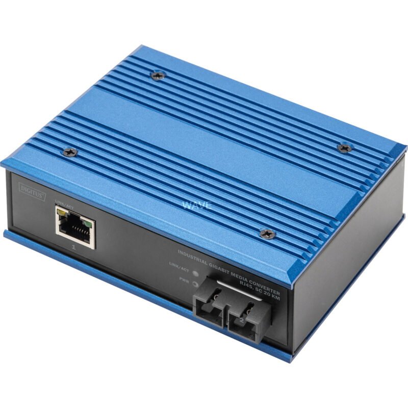 Digitus Industrieller Gigabit Medienkonverter RJ45
