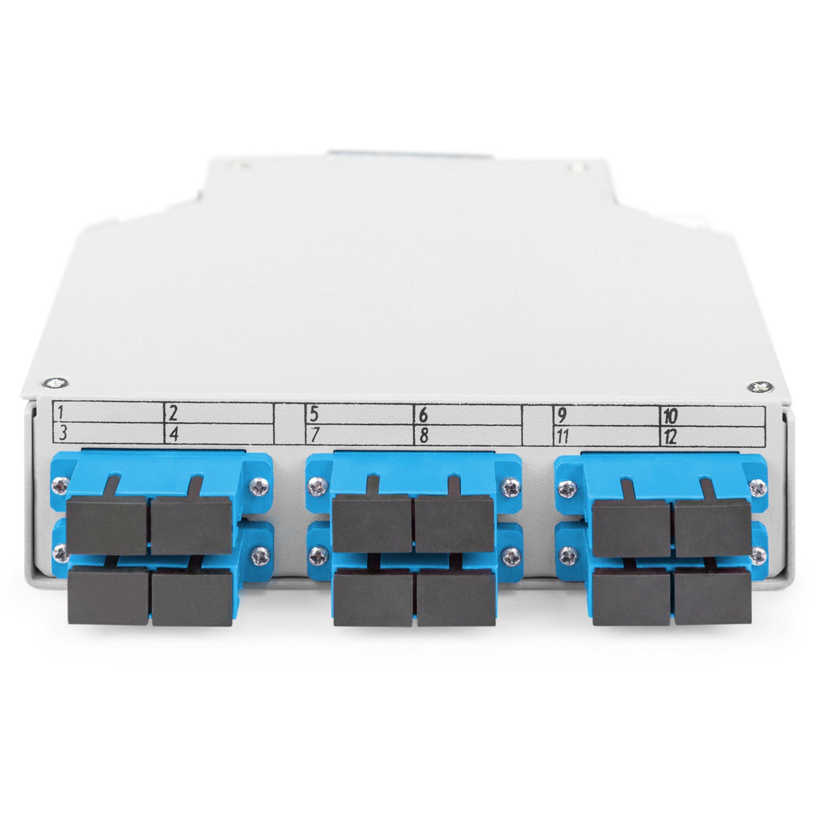 Digitus LWL-Hutschienenbox OS2 bestückt SC-Adapter und Pigtail - Imagen 2