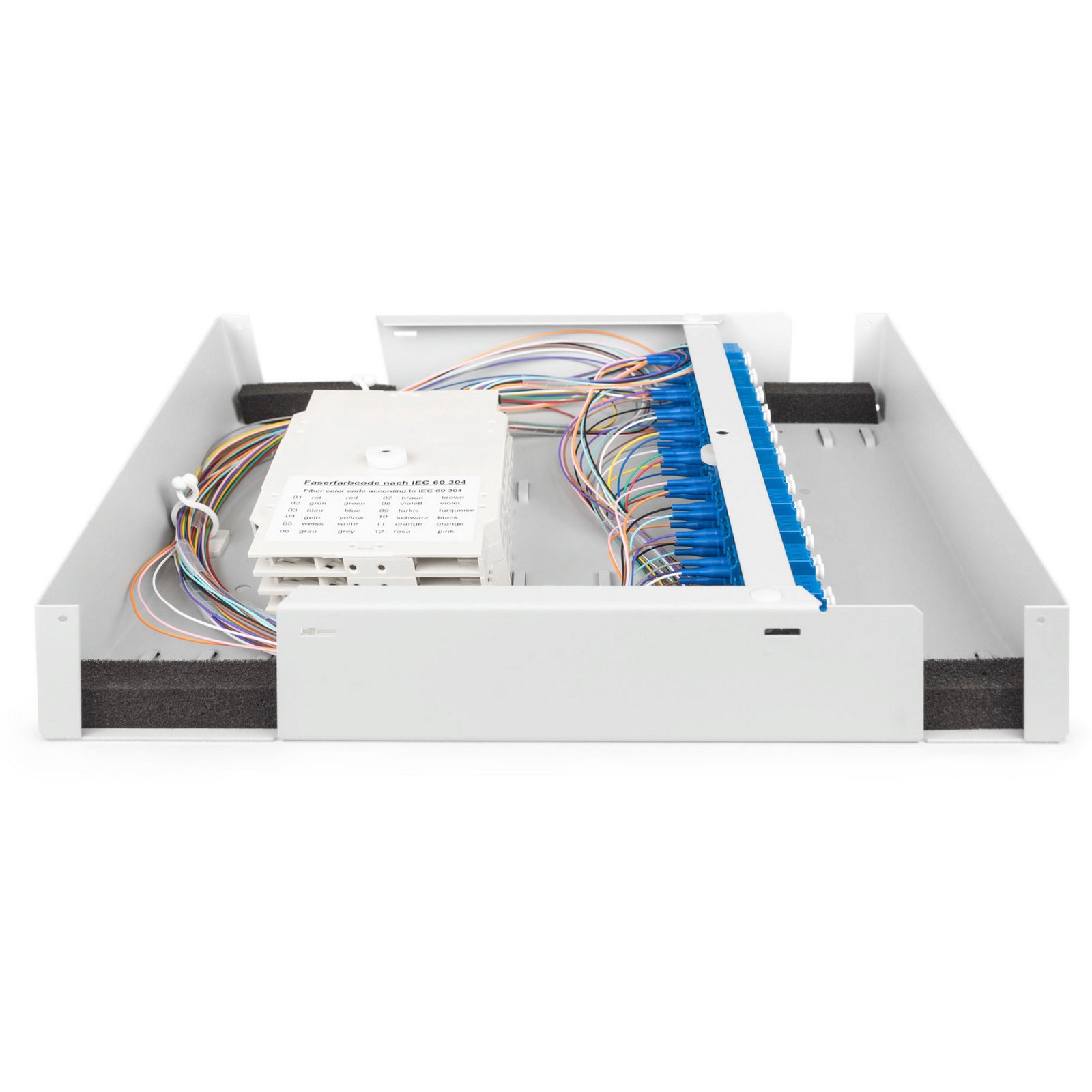 Digitus LWL-Wandgehäuse SM 24x LC DX bestückt - Imagen 3