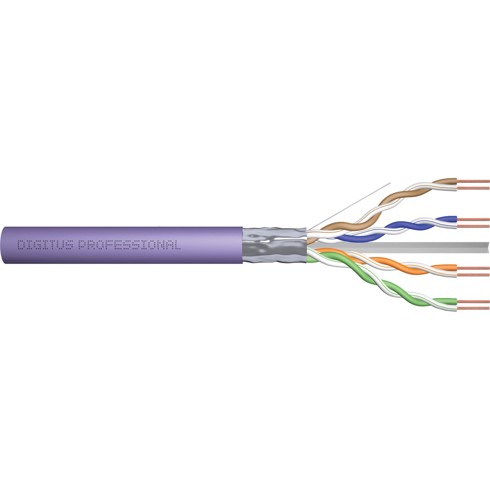 Digitus Professional Cat.6 F/UTP Verlegekabel simplex Morado