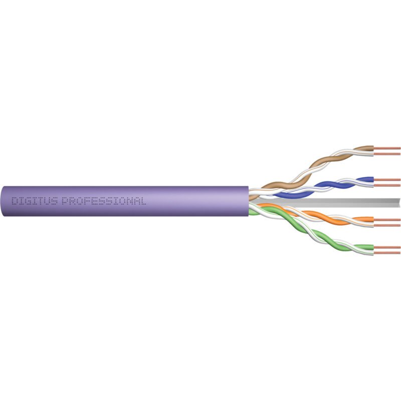 Digitus Professional Cat.6 U/UTP Cable de instalación Símplex Morado
