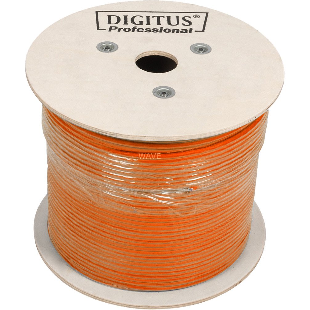 Digitus Professional Cat.7 S/FTP Verlegekabel simplex Naranja