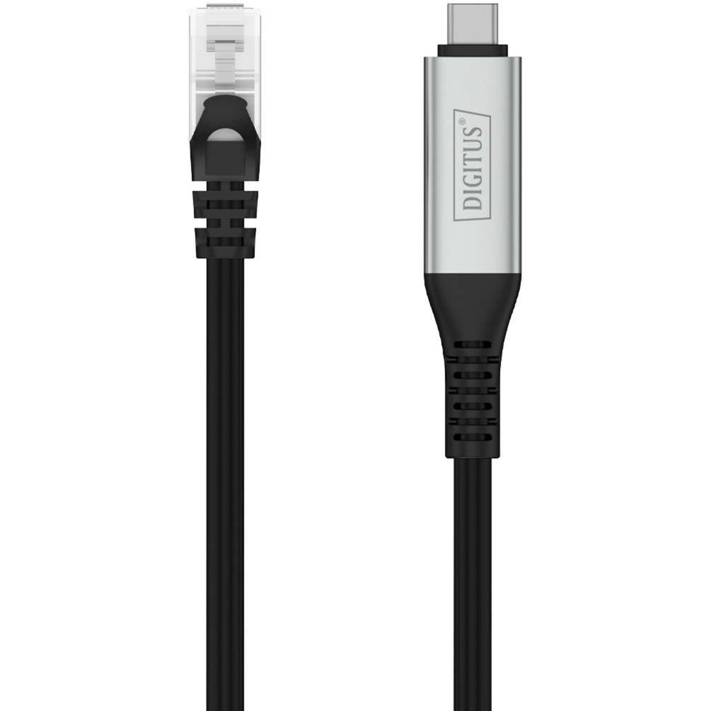 Digitus USB-C 3.2 Gen1 > RJ-45 Ethernet Kabel Negro - Imagen 3