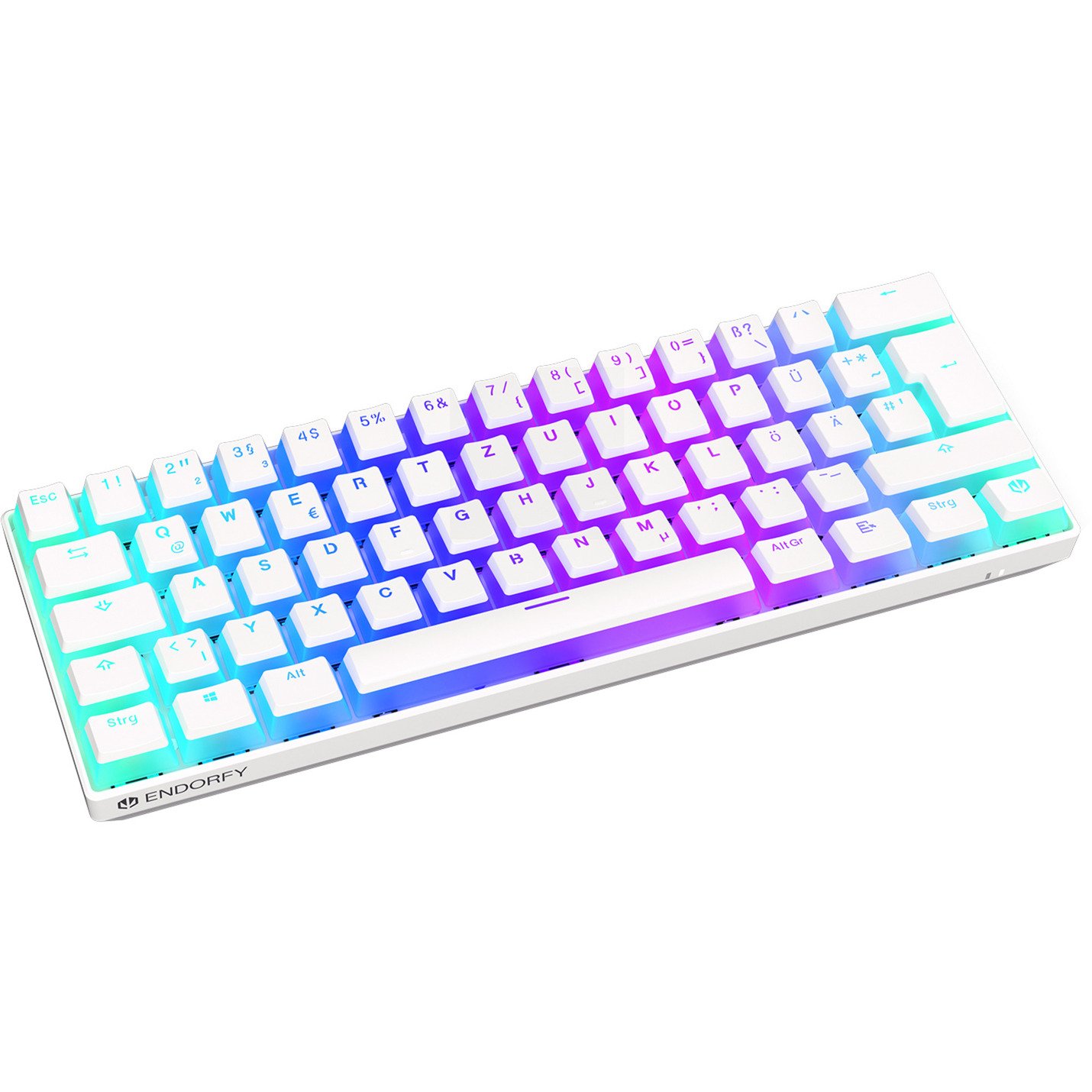 ENDORFY Thock Compact Wireless Pudding Onyx White Blanco