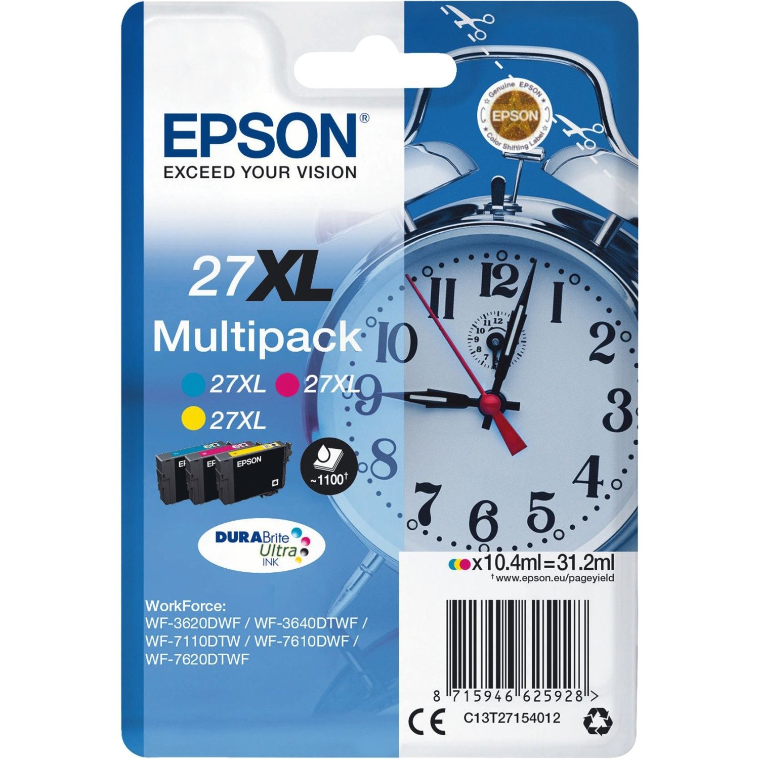 Epson Tinte Multipack 27XL (C13T27154012)