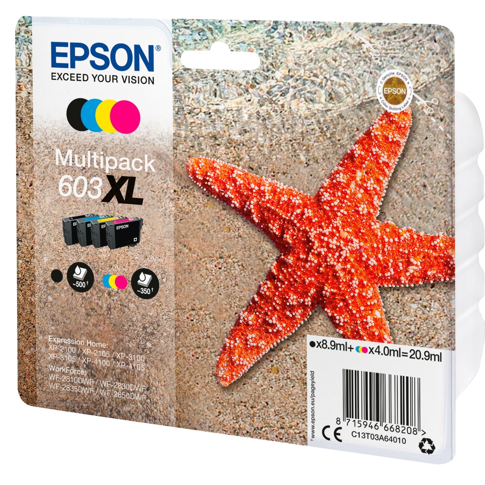 Epson Tinte Multipack 603XL (C13T03A64010) - Imagen 2