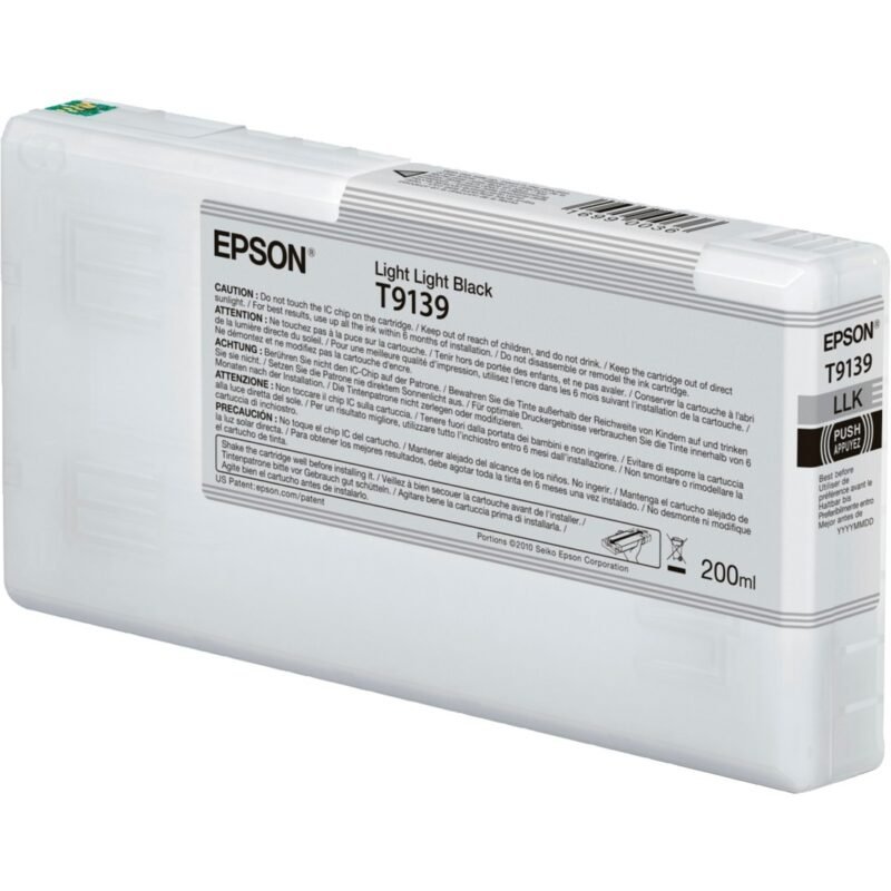 Epson Tinte hellschwarz T9139 (C13T913900)