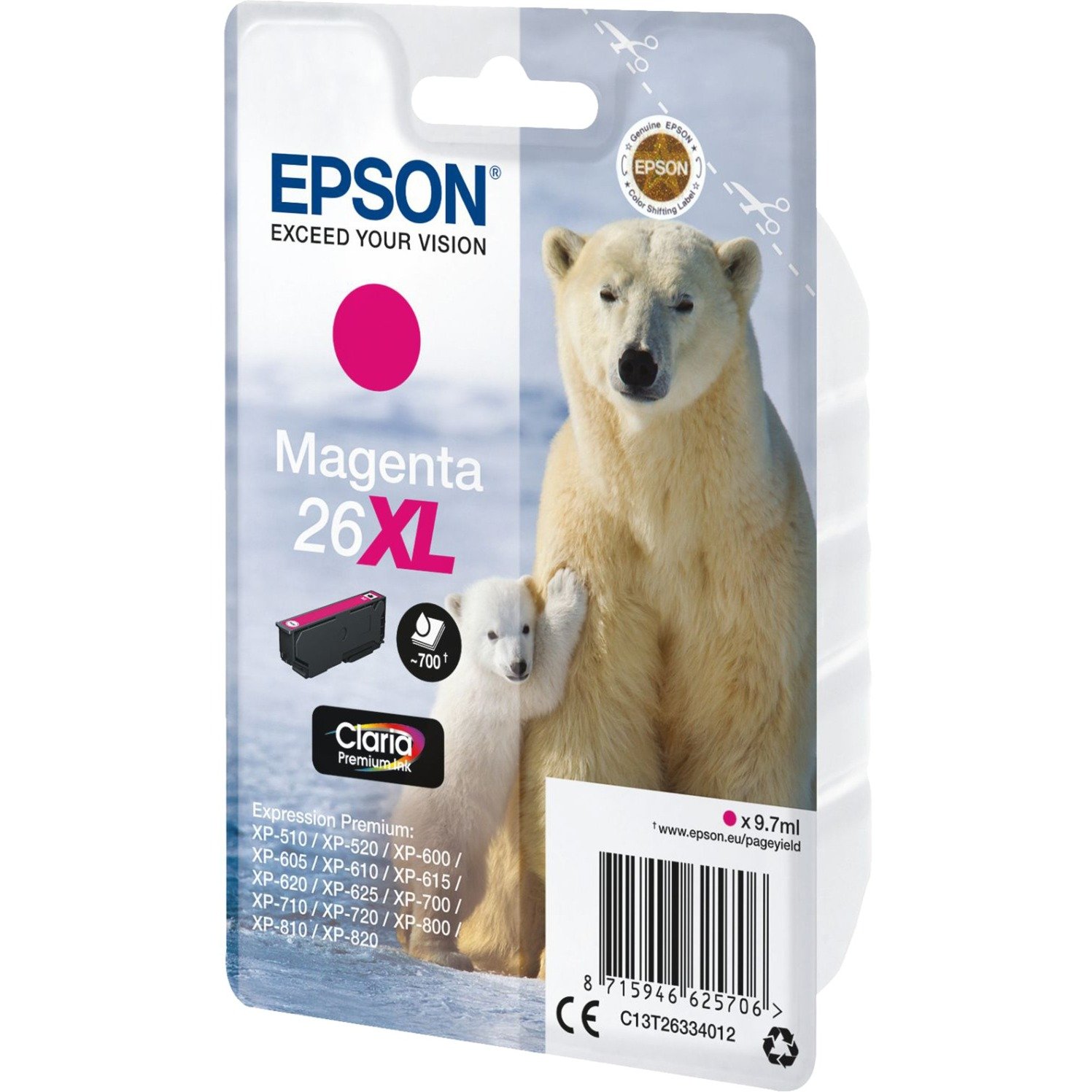 Epson Tinte magenta 26XL (C13T26334012) - Imagen 2