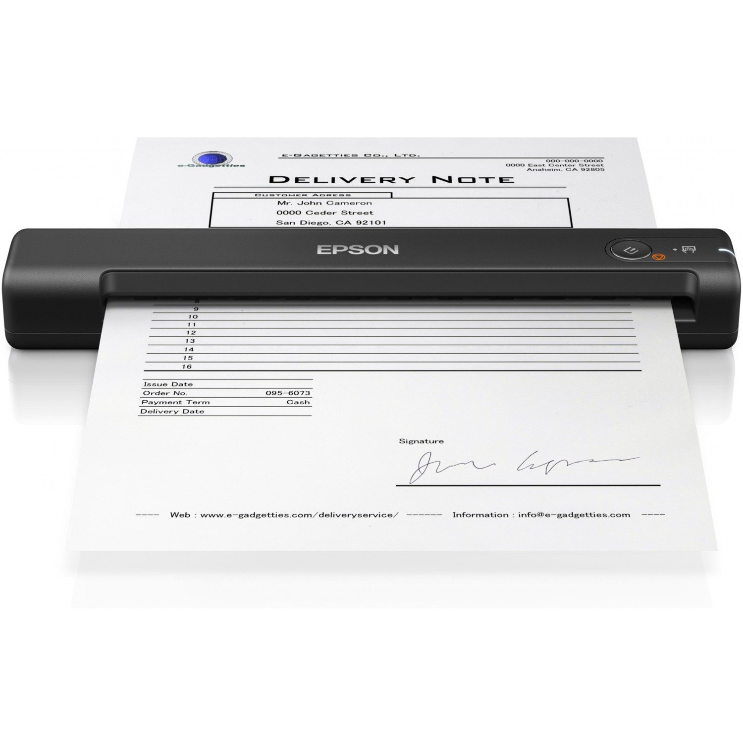 Epson Workforce ES-50 Negro