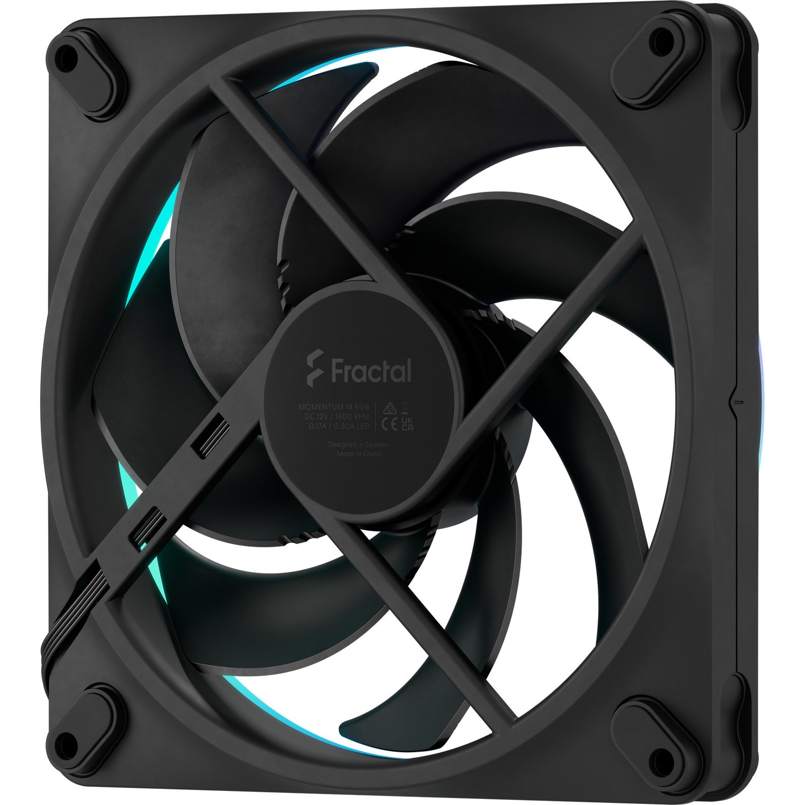 Fractal Design Momentum 14 RGB Negro - Imagen 4