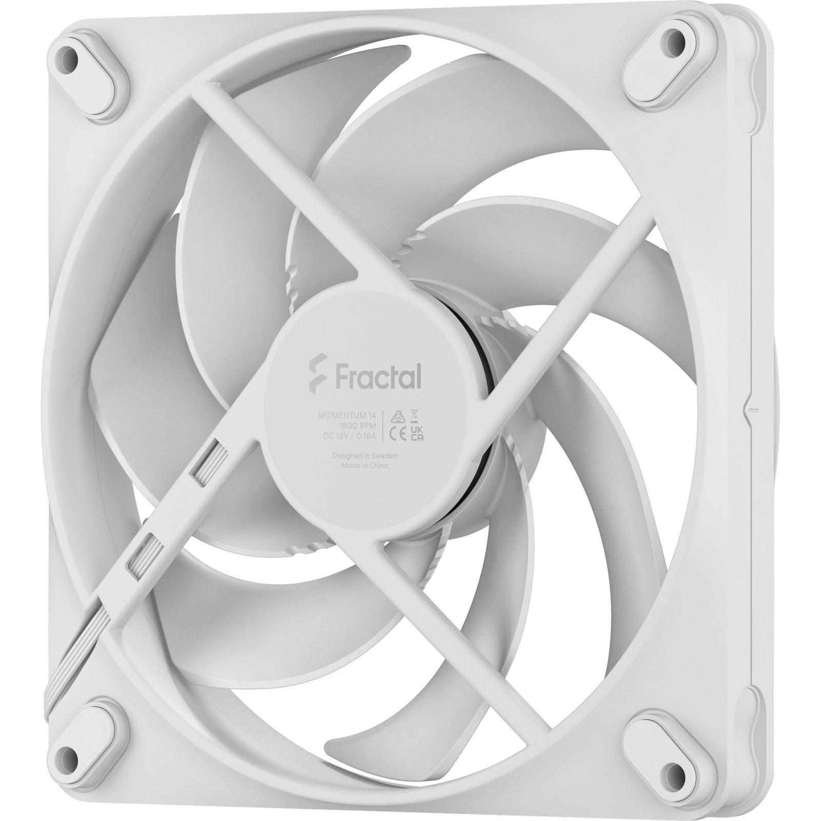 Fractal Design Momentum 14 Blanco - Imagen 4