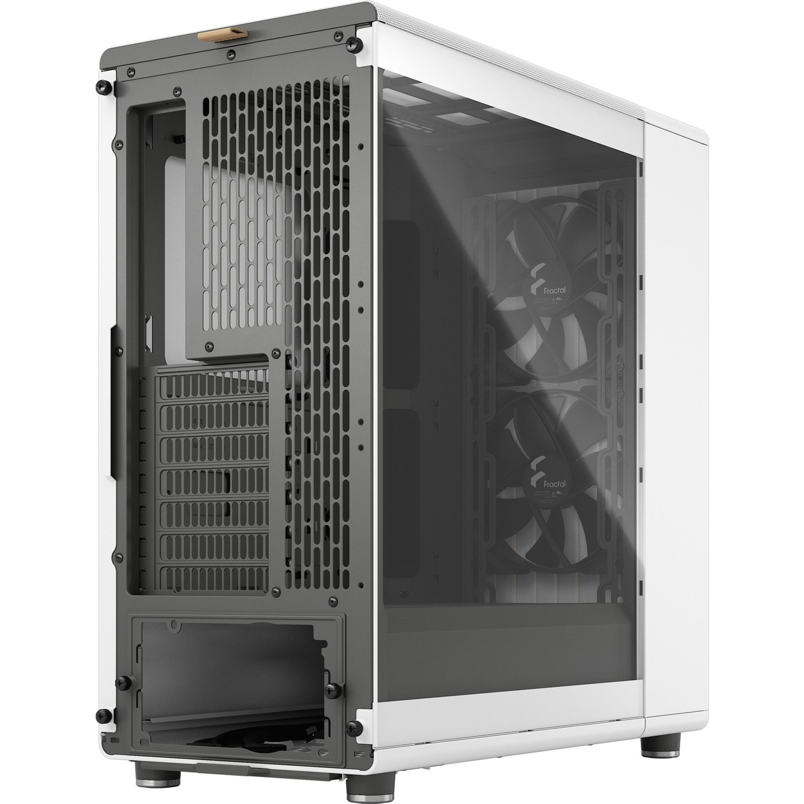 Fractal Design North Chalk White TG Clear Blanco - Imagen 5