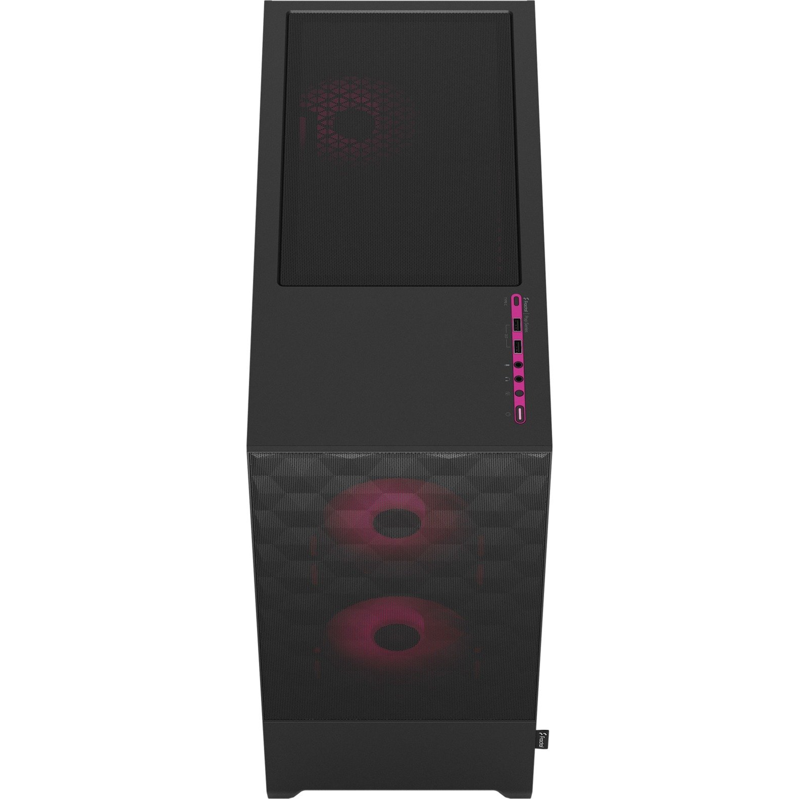 Fractal Design Pop Air RGB Magenta Core TG Clear Tint Negro - Imagen 4