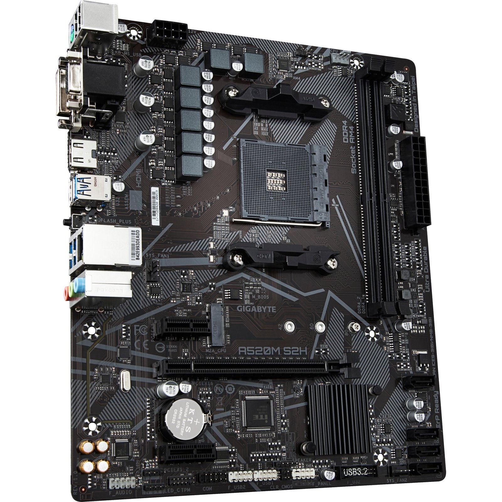 GIGABYTE A520M S2H Negro - Imagen 4