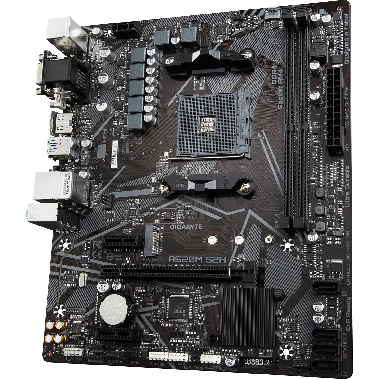 GIGABYTE A520M S2H Negro - Imagen 5