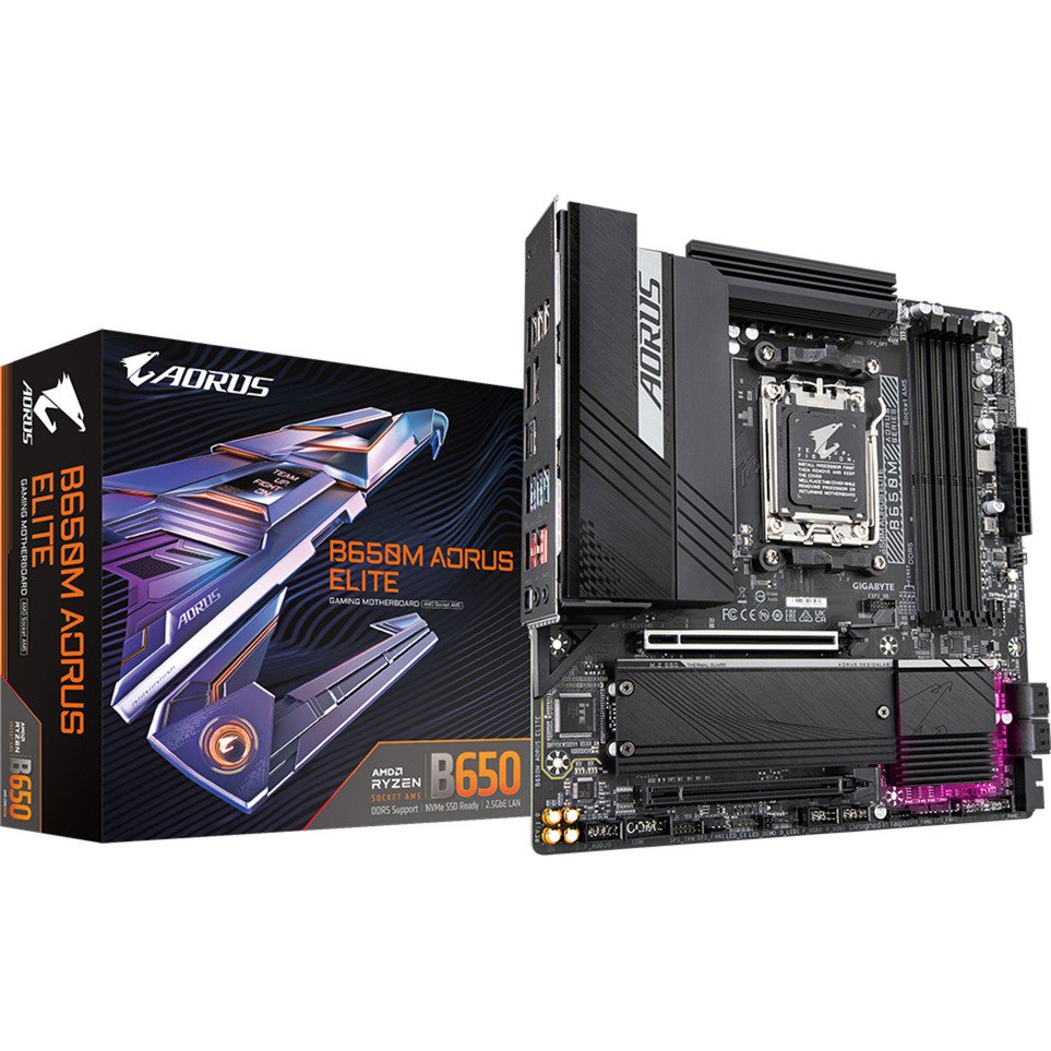 GIGABYTE B650M AORUS ELITE Negro