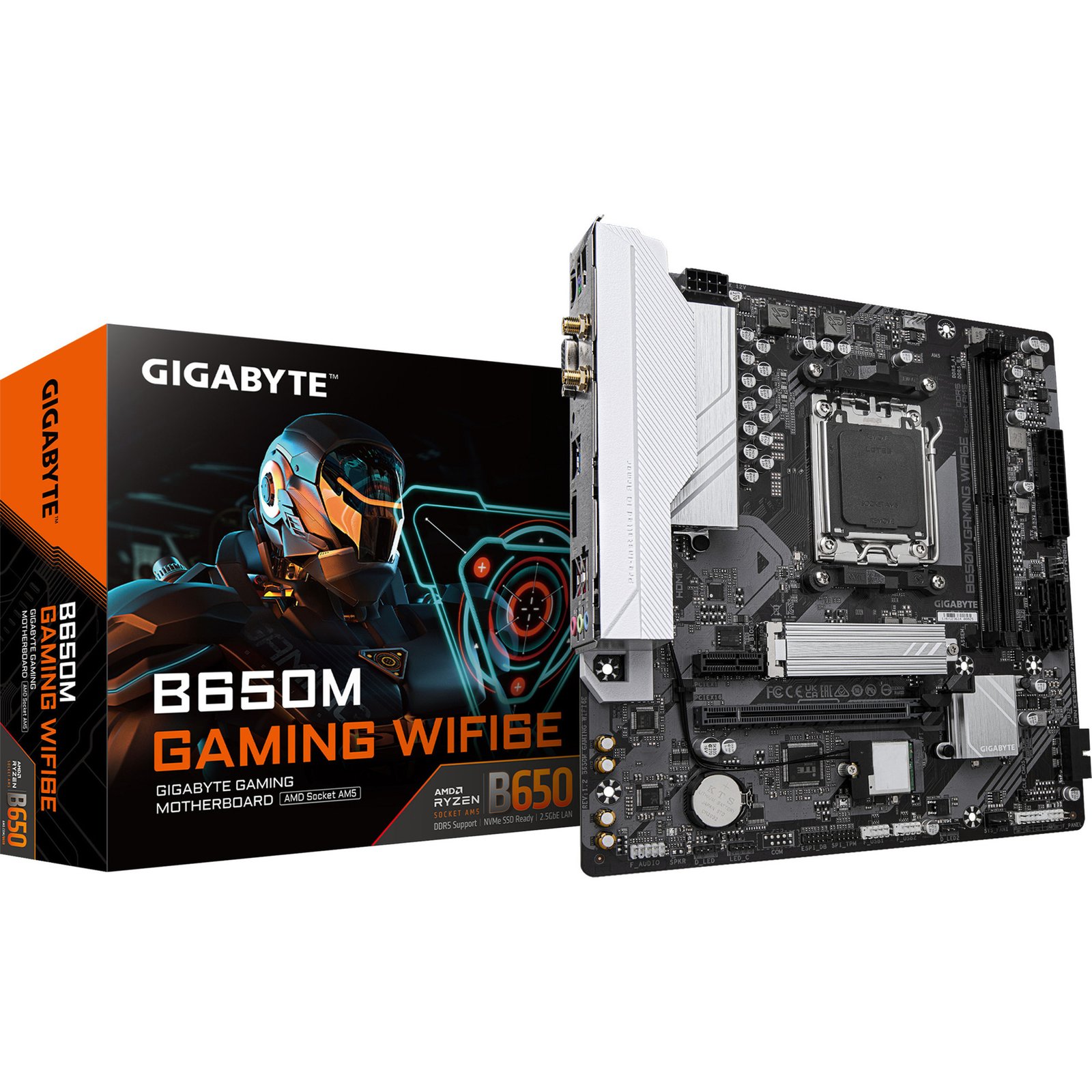 GIGABYTE B650M GAMING WIFI6E Negro