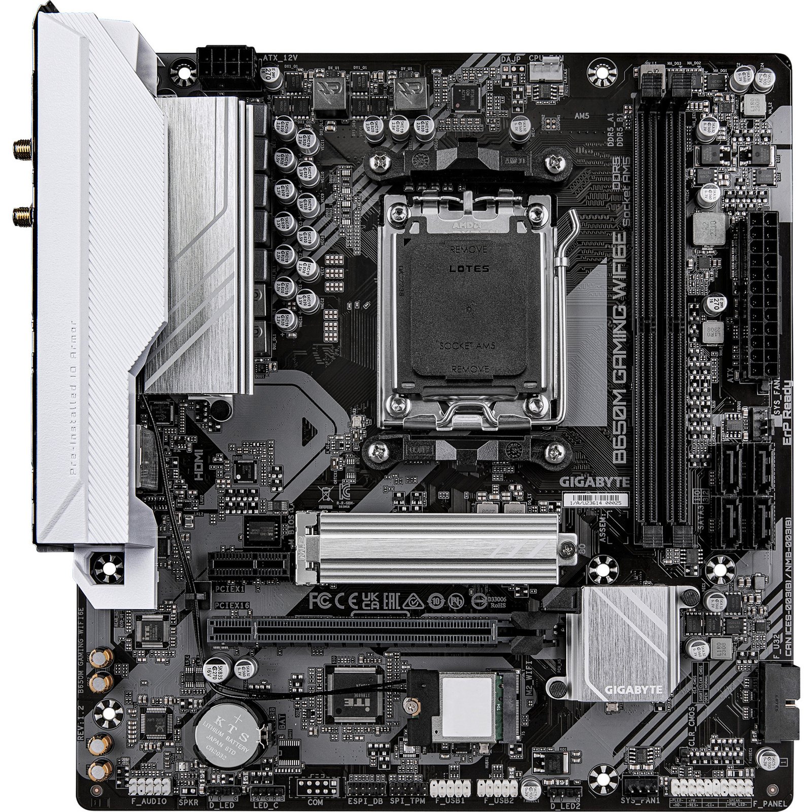 GIGABYTE B650M GAMING WIFI6E Negro - Imagen 3