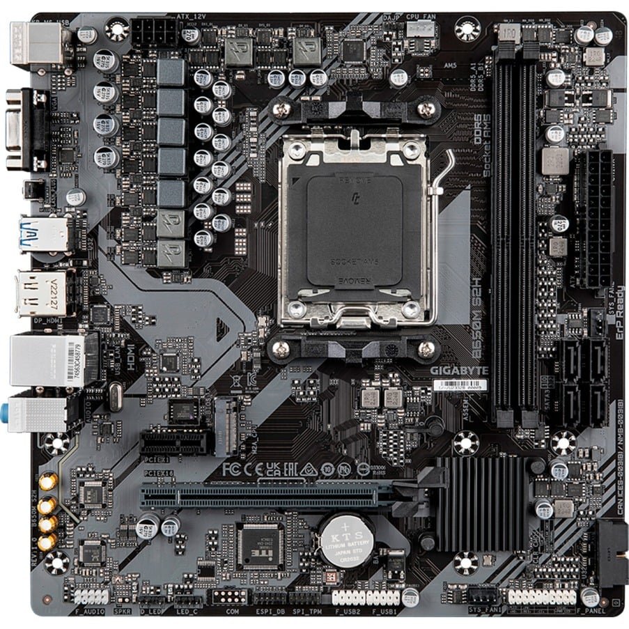 GIGABYTE B650M S2H Negro - Imagen 2