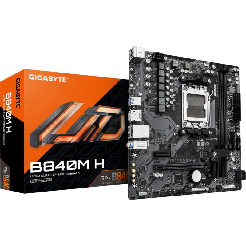 GIGABYTE B840M H Negro