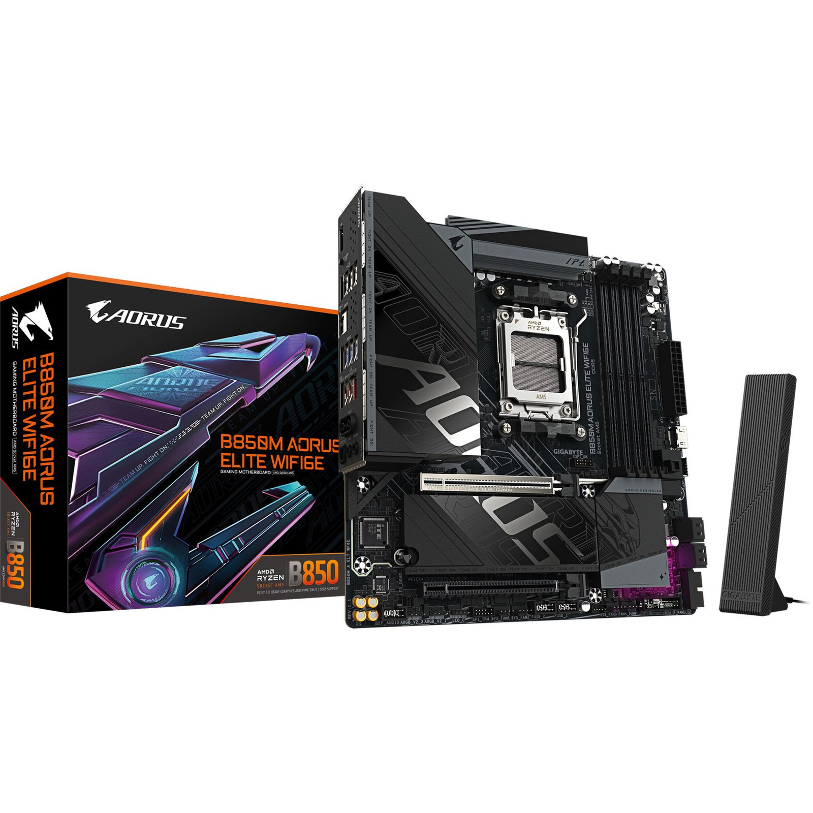 GIGABYTE B850M AORUS ELITE WIFI6E Negro