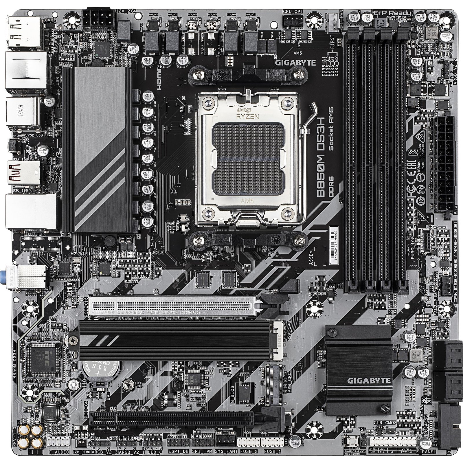 GIGABYTE B850M DS3H - Imagen 3