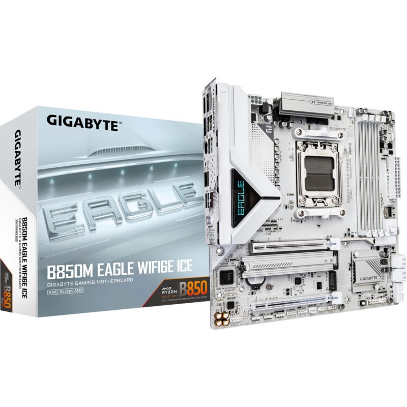 GIGABYTE B850M EAGLE WF6E ICE Negro