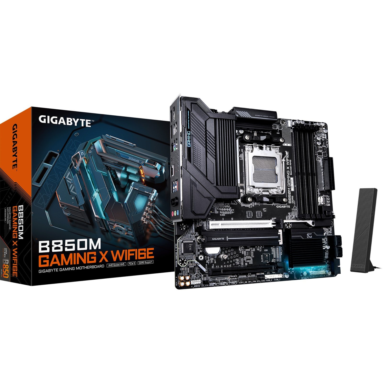 GIGABYTE B850M GAMING X WIFI6E Negro