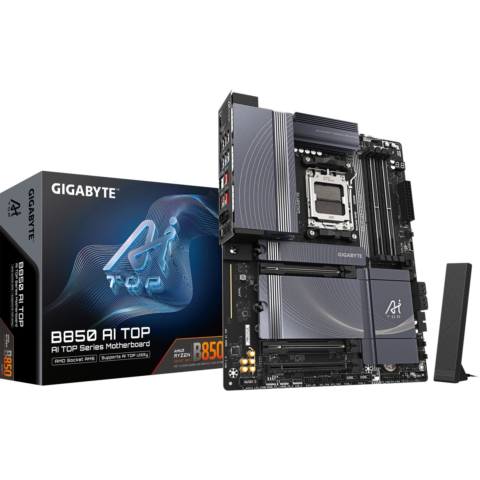 GIGABYTE B850 AI TOP Negro