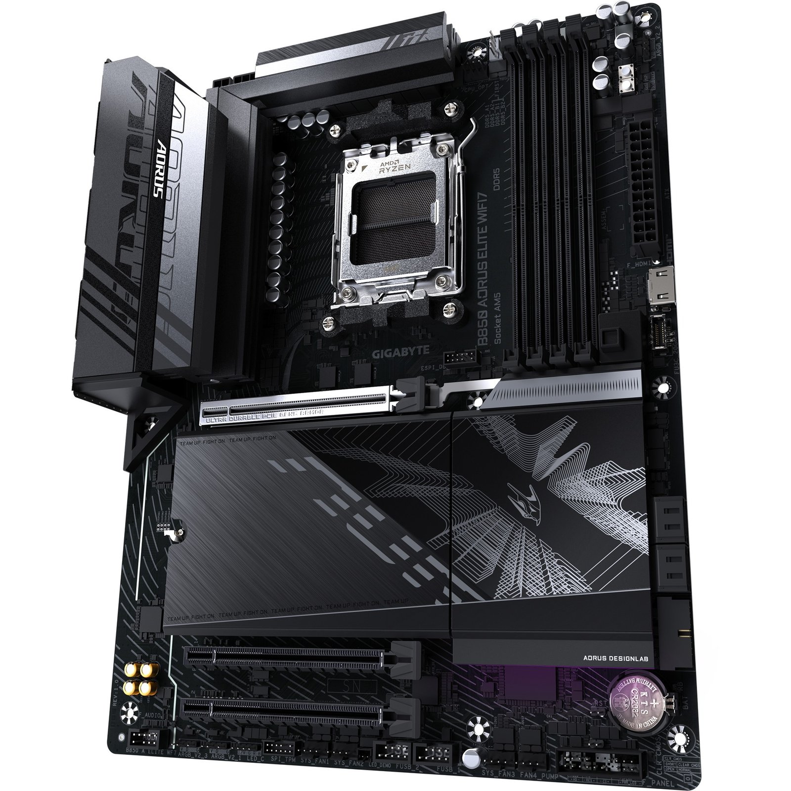 GIGABYTE B850 AORUS ELITE WiFi7 Negro - Imagen 4