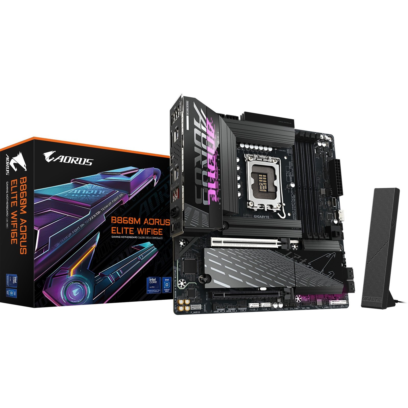 GIGABYTE B860M AORUS ELITE WIFI6E Negro