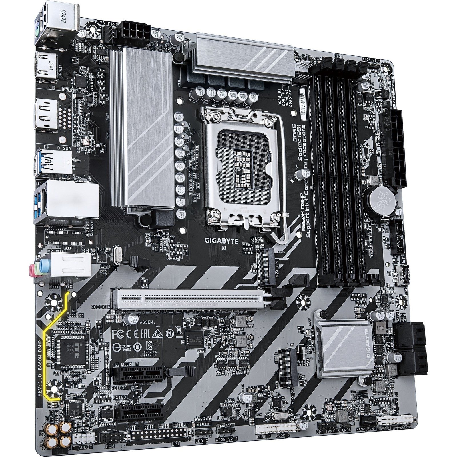 GIGABYTE B860M D3HP - Imagen 2