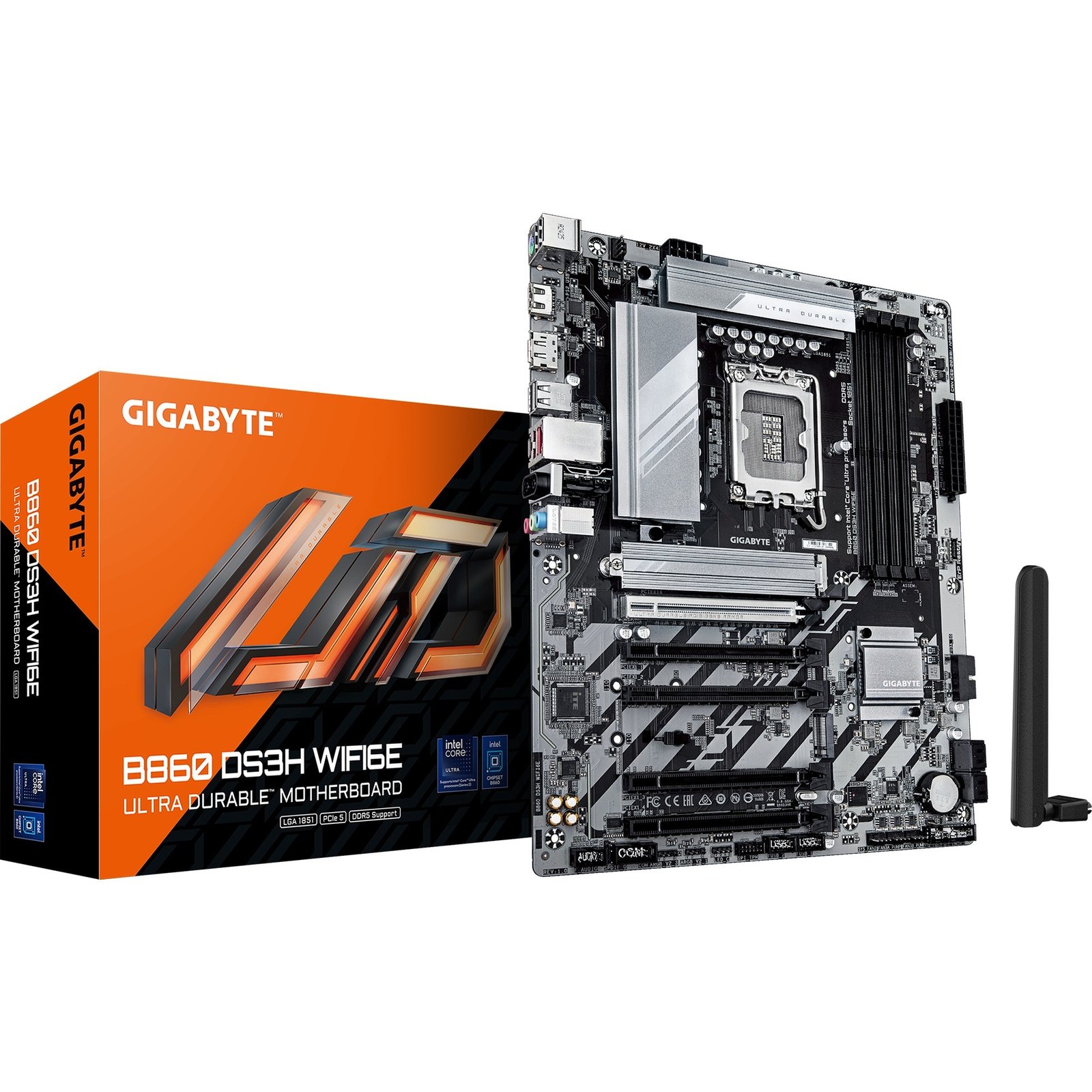 GIGABYTE B860 DS3H WIFI6E Plata