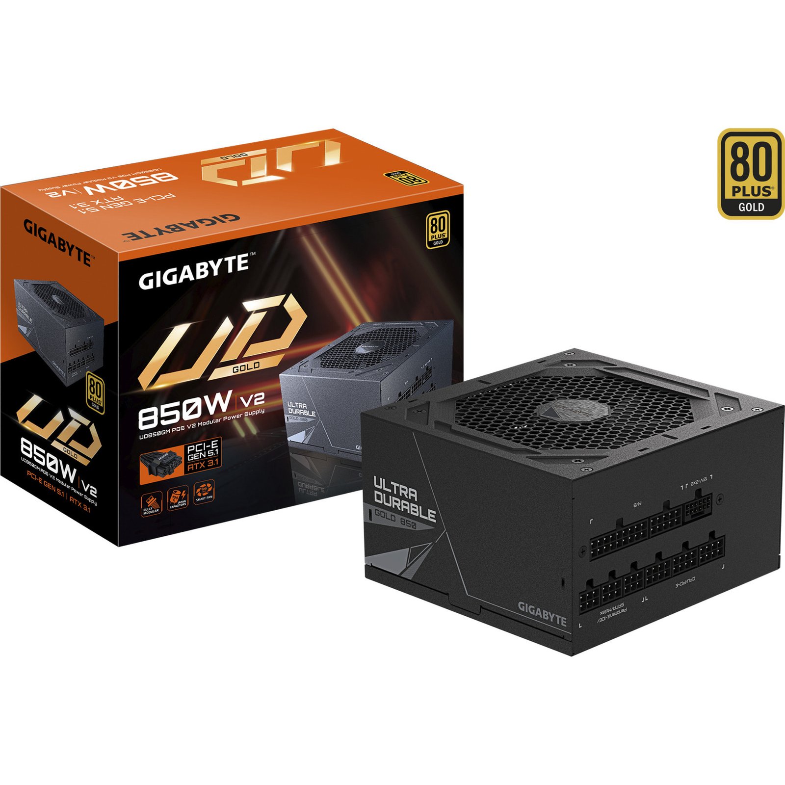 GIGABYTE GP-UD850GM PG5 V2 Negro