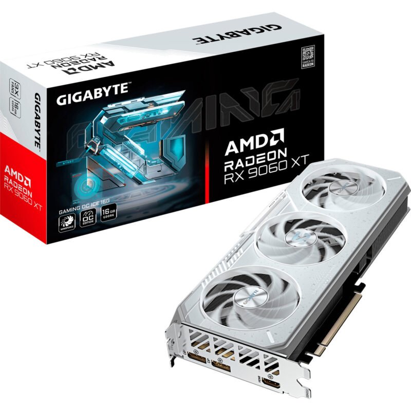 GIGABYTE Radeon RX 9060 XT GAMING OC ICE, 16 GB