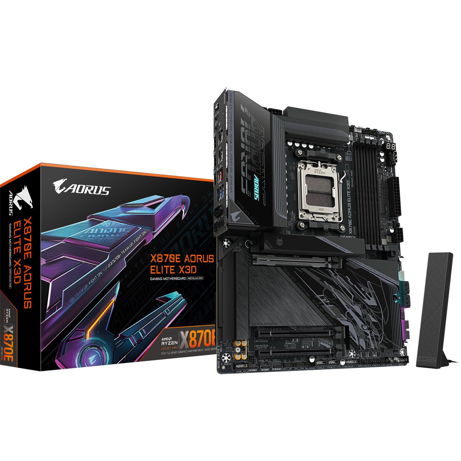 GIGABYTE X870E AORUS ELITE X3D Negro